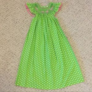 Mom&Me Girls Smocked Dress - Size 8